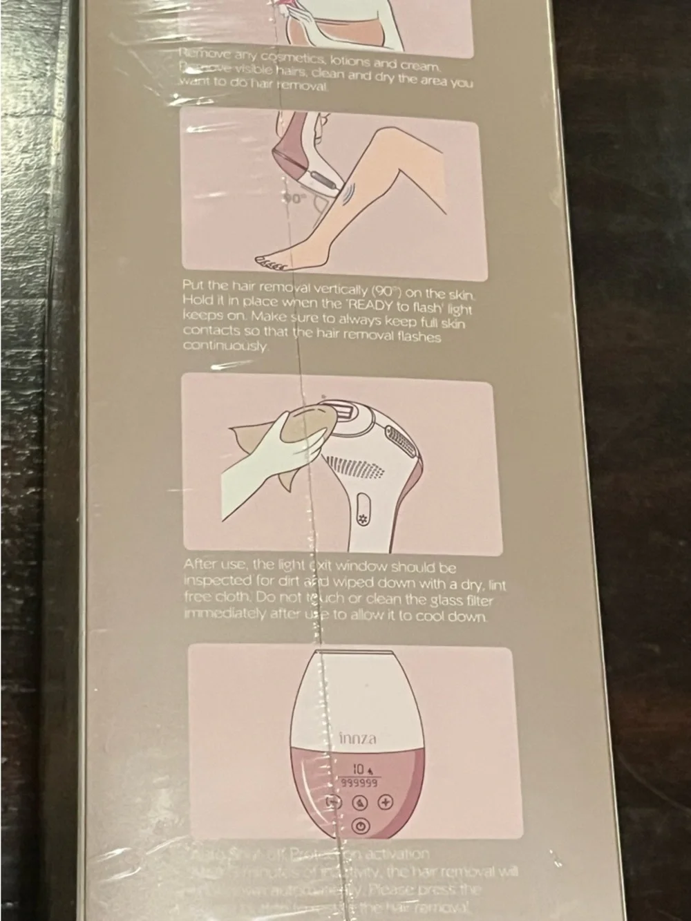 INNZA IPL Hair Removal Device (model JD-TM022 - Picture 3 of 4